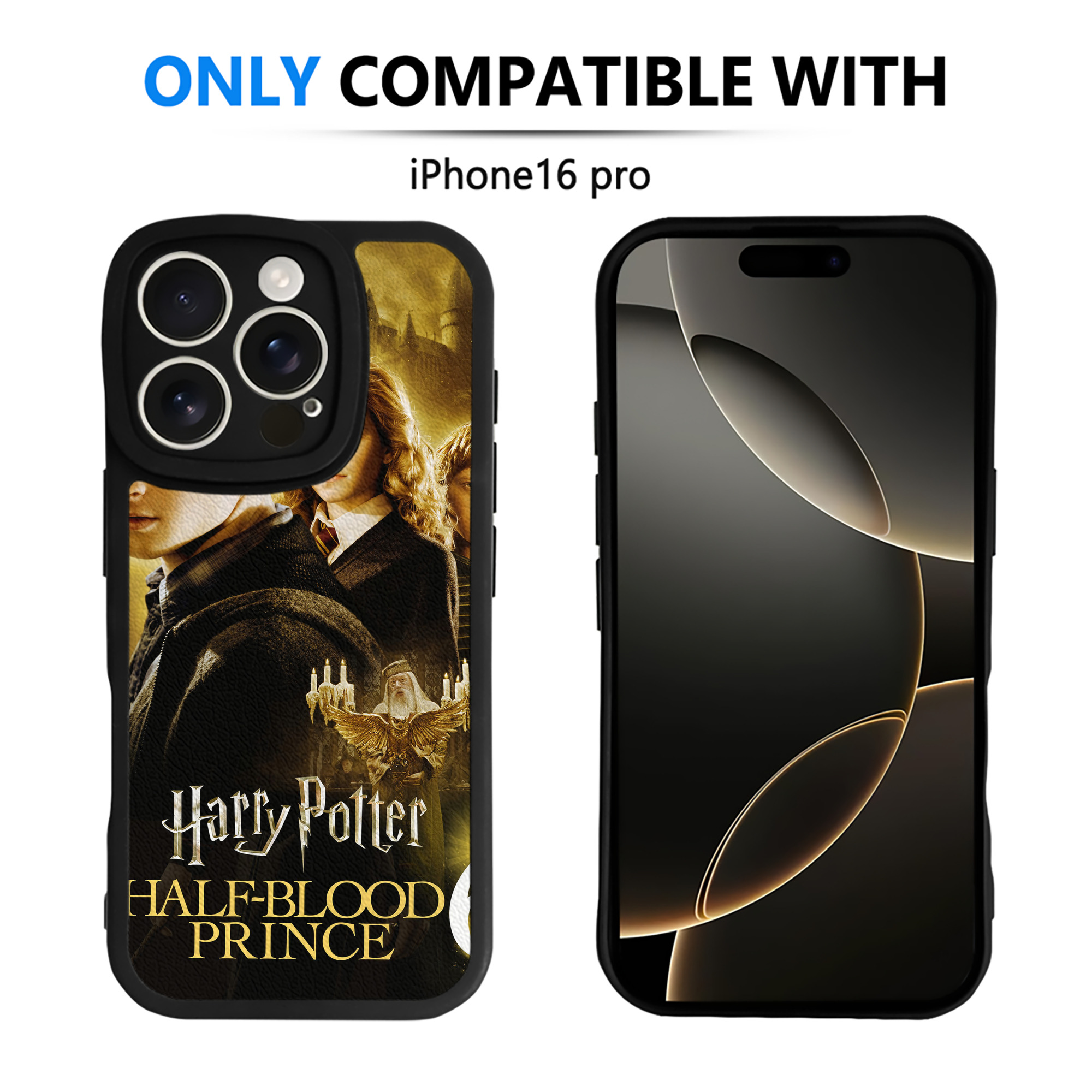 （画像用） Harry Potter ハリー・ポッターシリーズ 【iPhone 16シリーズ対応】シリコンスマホケース（レザー調） 材質：シリコン